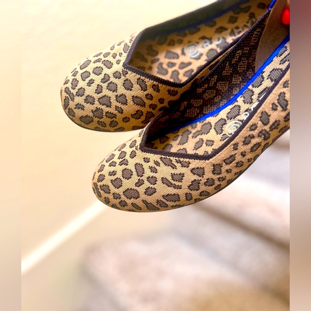Leopard ROTHY’S Ballet Flats - Tan and Black